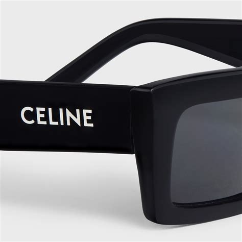 celine monochroms 02 sunglasses in acetate black|SUNGLASSES MEN .